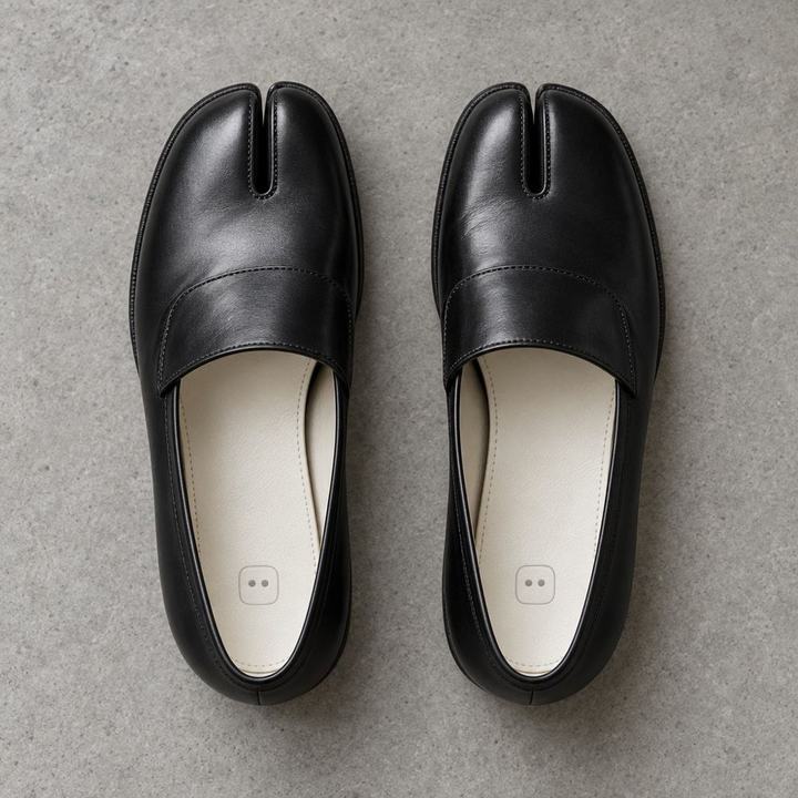 Tab x Tabi: Black loafer