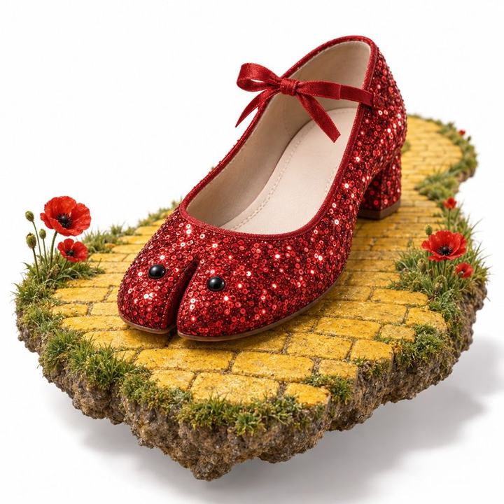 Tab x Tabi: Ruby slipper